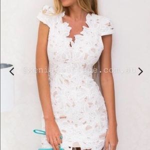 White dress perfect for bachelorette party